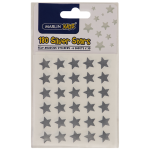 Marlin self adhesive Silver Star Labels